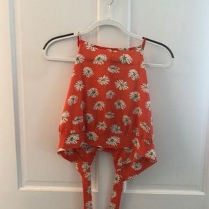 Orange Flower top